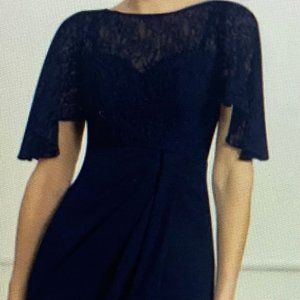 Azazie Marcia Mother of the Bride Dark Navy Dress, Never Worn